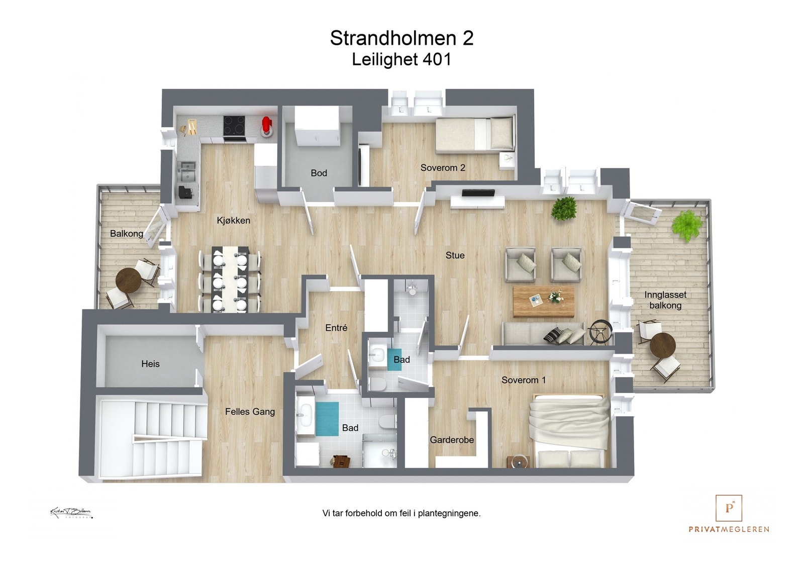 Plantegning Galleribilde