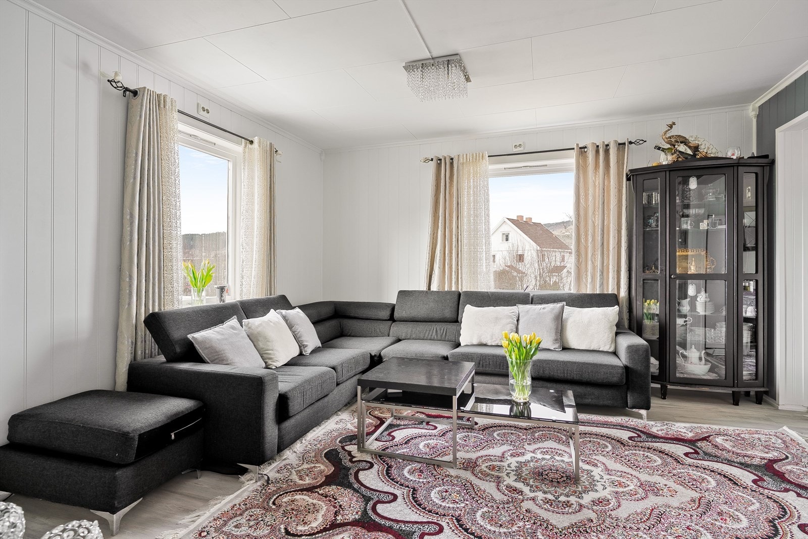 Lysmalt stue Galleribilde