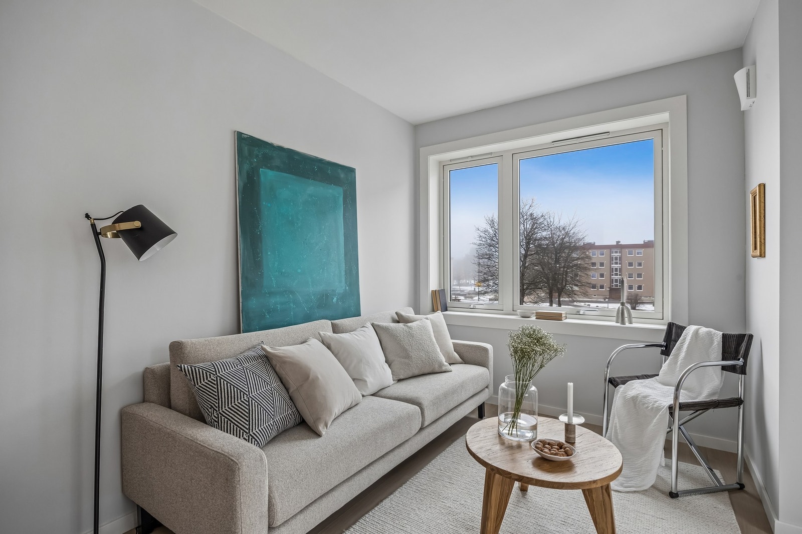 Her får du plass til en fin sofagruppe og annet ønskelig møblement. Galleribilde