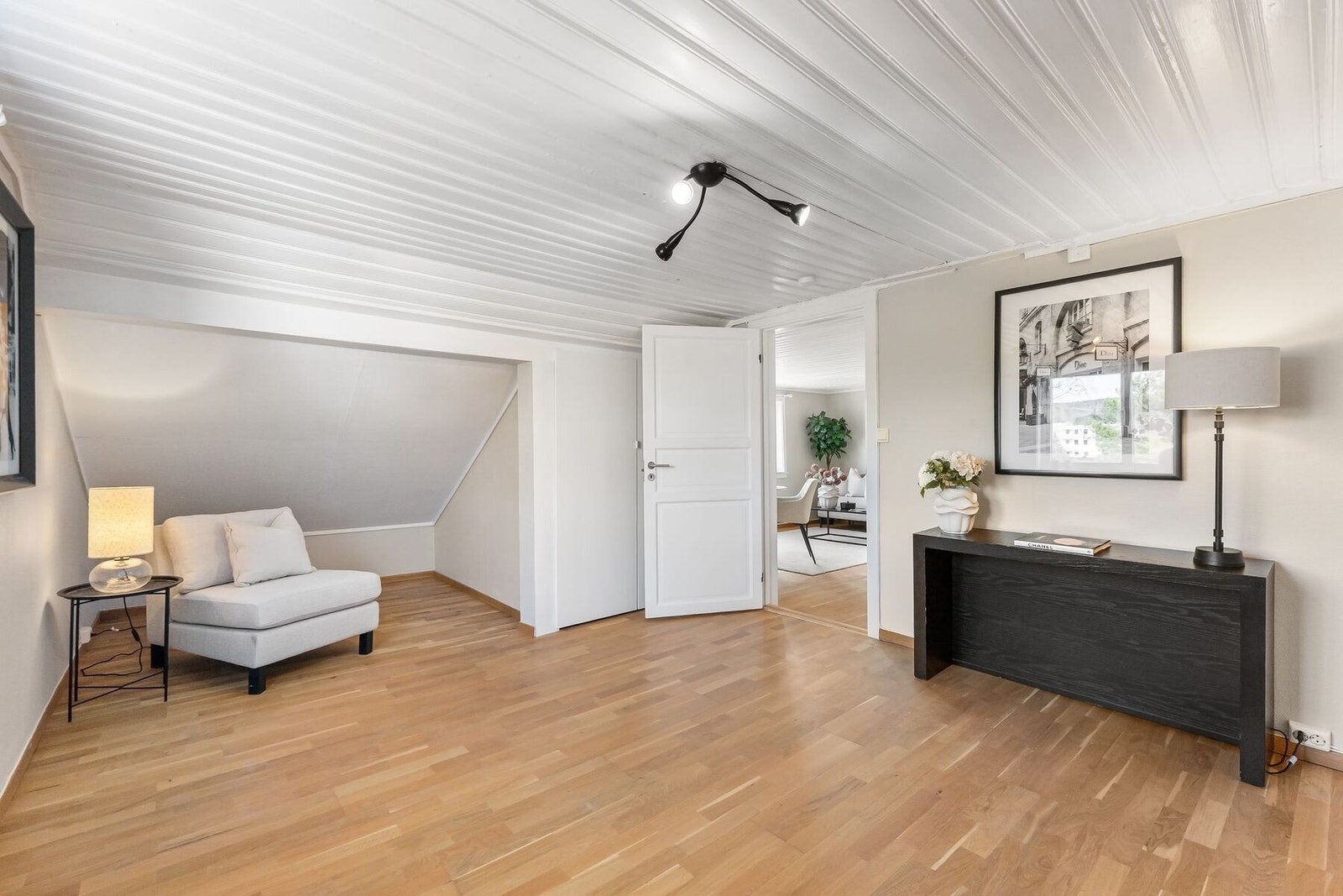 Skråtak gir en helt særegen sjarm. Galleribilde
