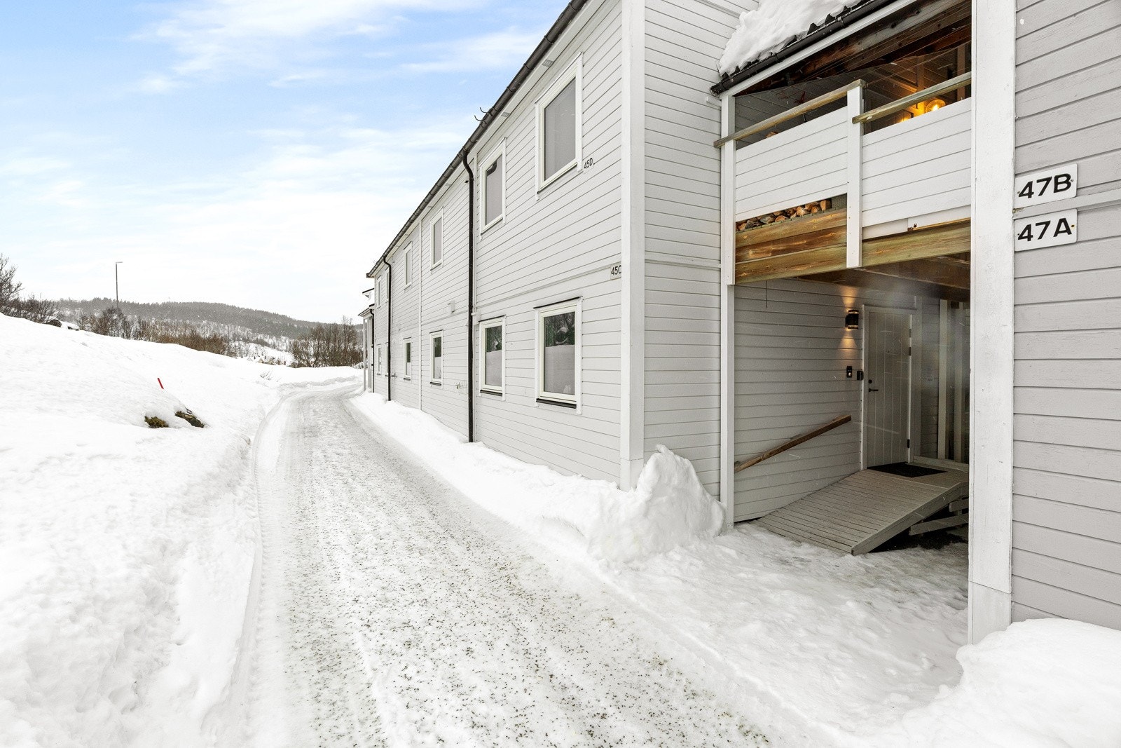 Leiligheten ligger i 1.etasje.