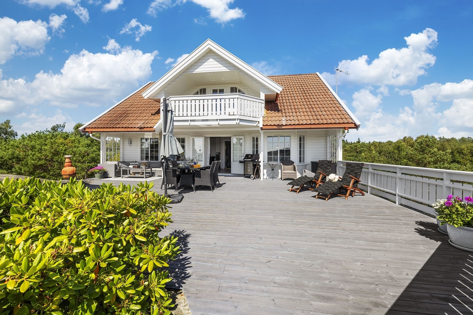Her kan du nyte solrike sommerdager. Galleribilde
