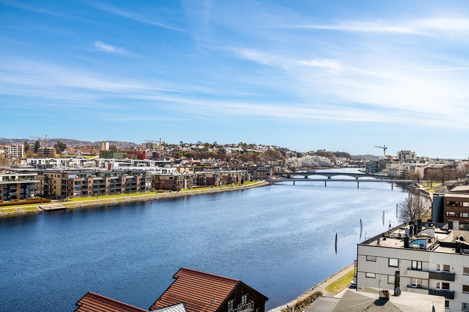 Utsikt fra balkong Galleribilde