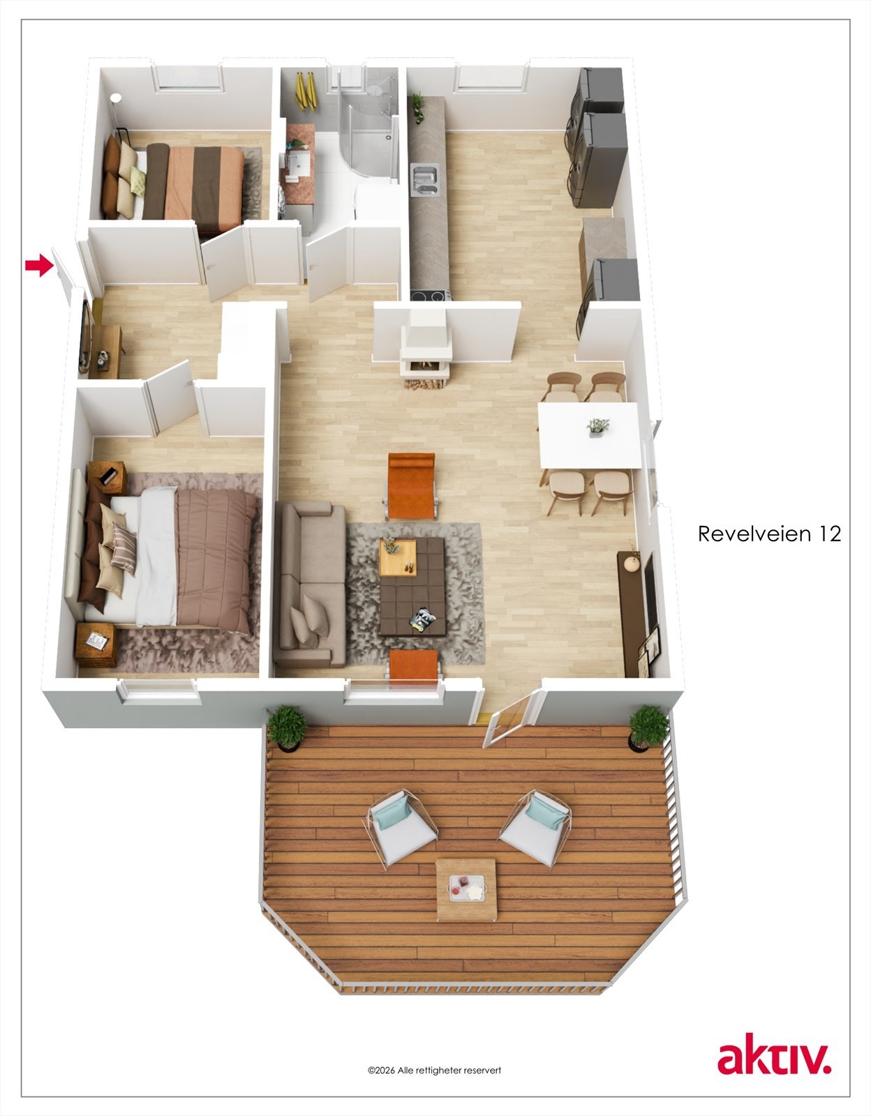 Planskisse Galleribilde
