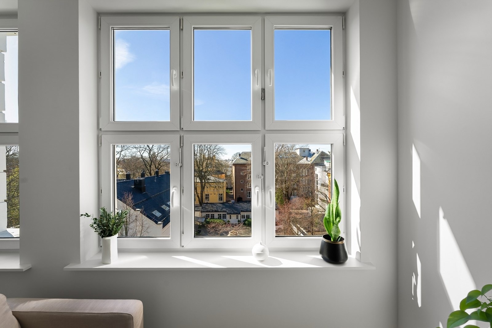 Leiligheten har gode sol- og lysforhold Galleribilde