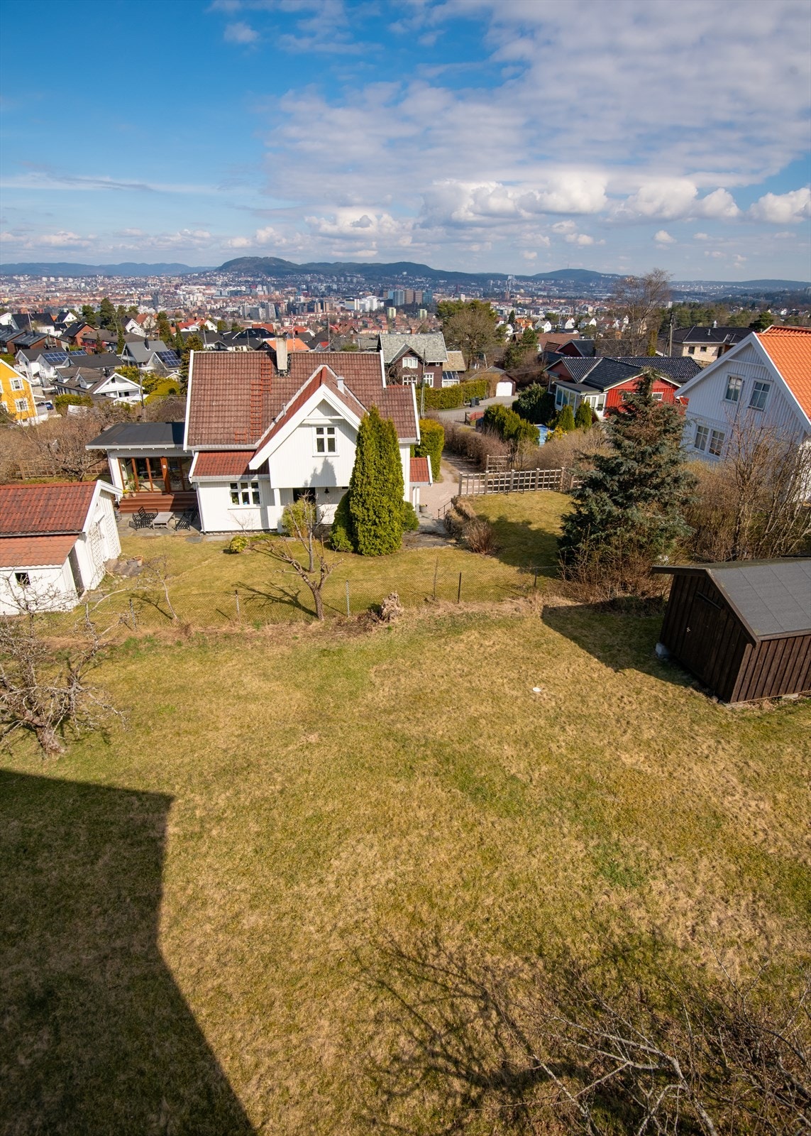 Hagen sett fra balkongen. Galleribilde