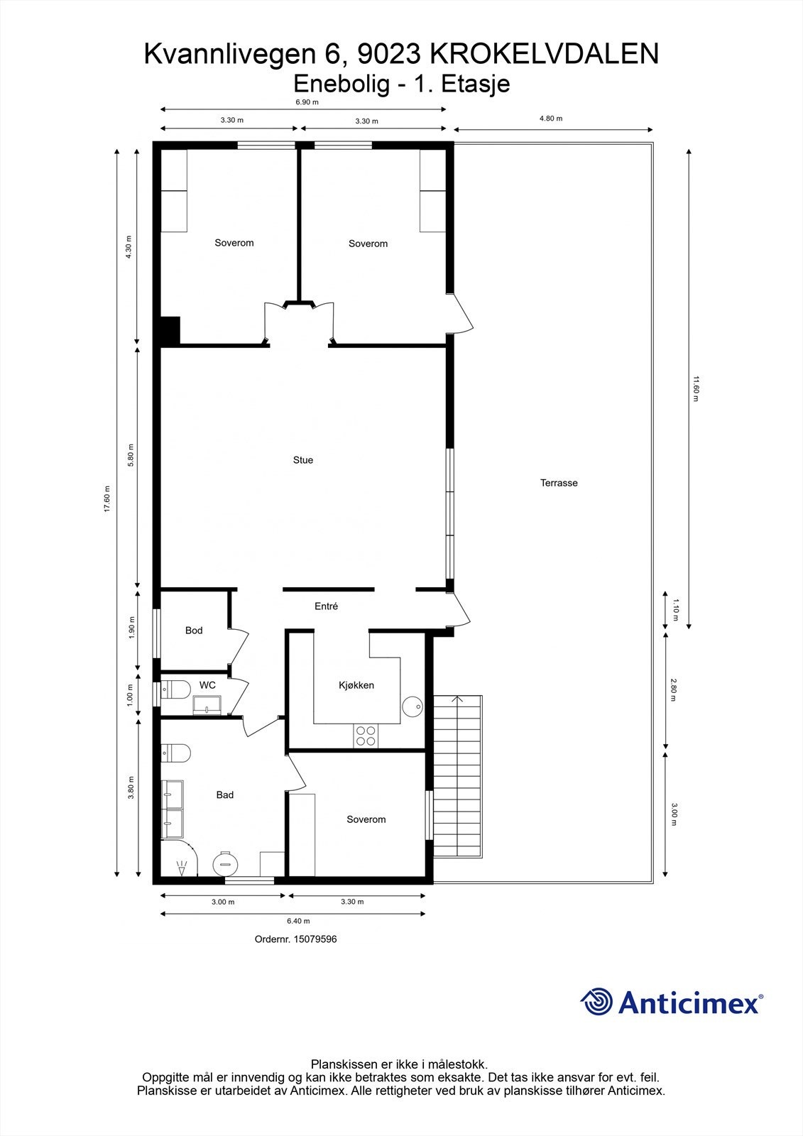 Planillustrasjon 1. etasje. Galleribilde