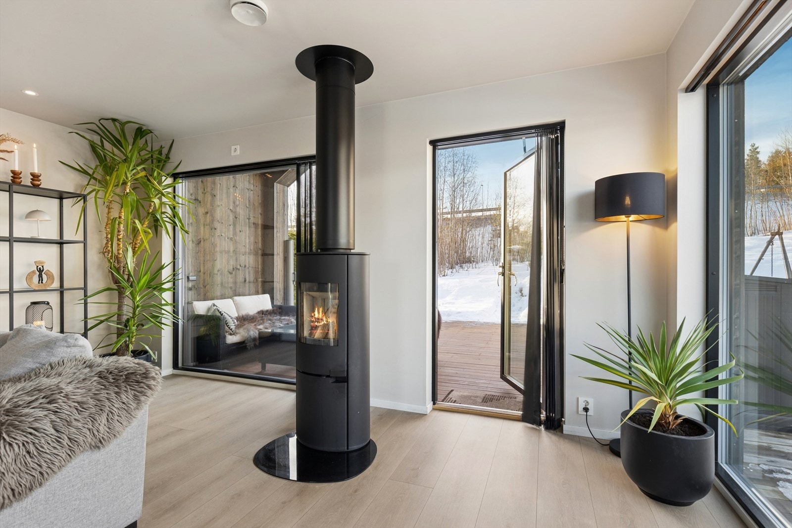 Peisovn gir en trivelig atmosfære på kjølige dager. Galleribilde