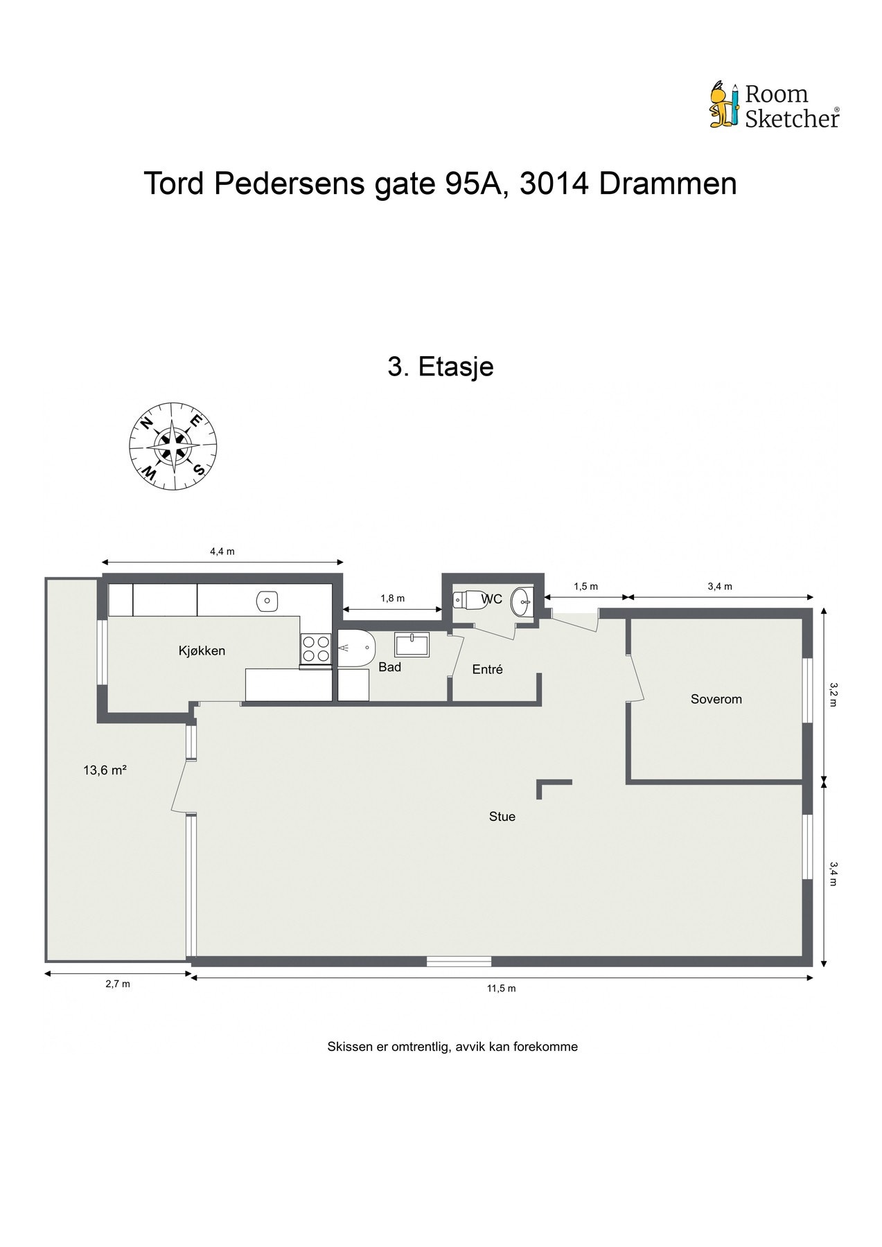 Plantegning Galleribilde