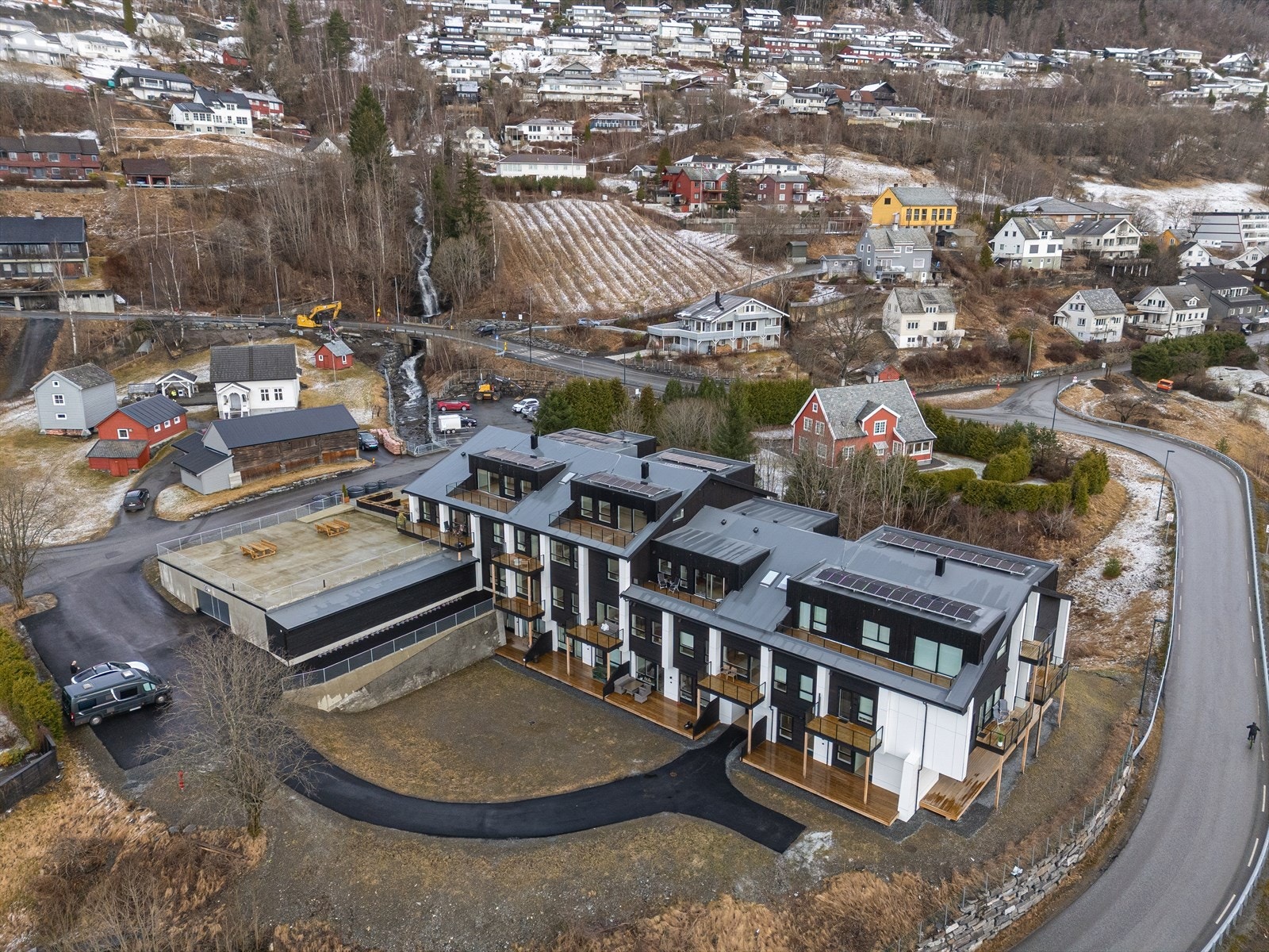 Ikke langt fra eiendommen er flott tur- og friluftsområde på Raugstad. Galleribilde