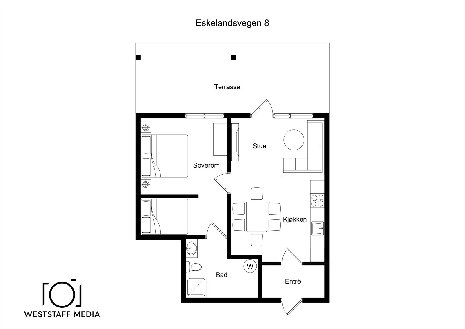 Plantegning Galleribilde