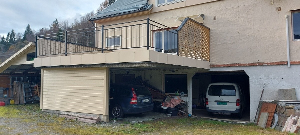 Overdekt parkering Galleribilde