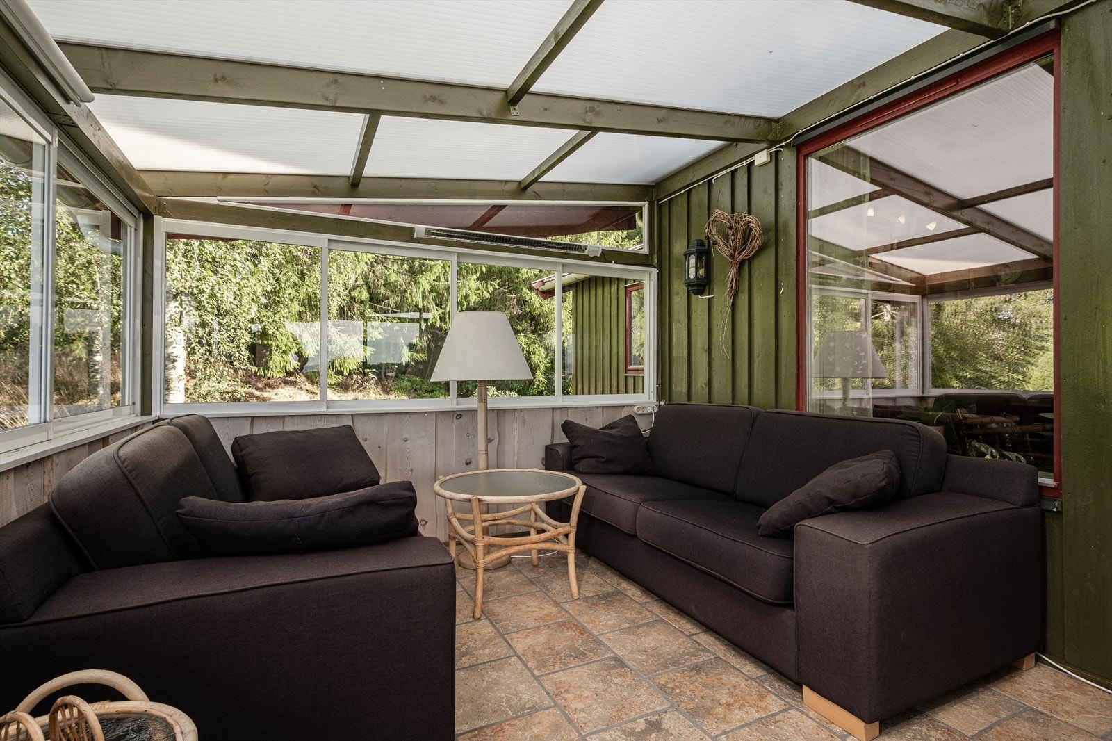 Innglasset veranda Galleribilde
