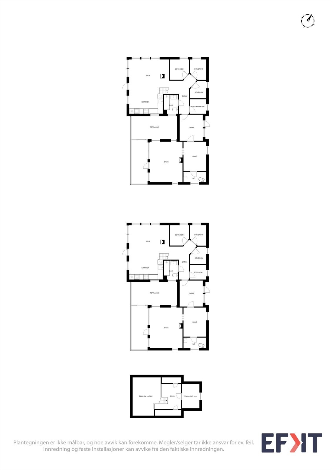 Plantegning Galleribilde