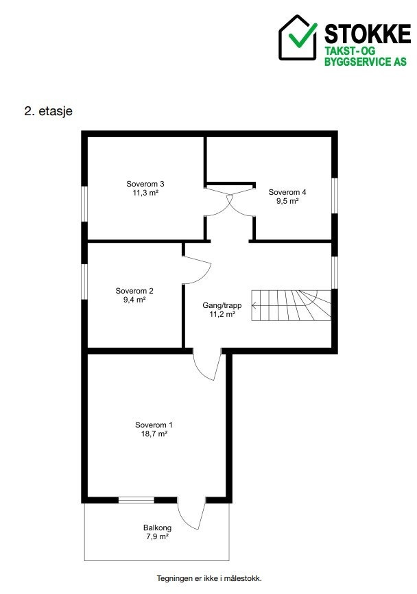Plantegning - 2. etasje Galleribilde