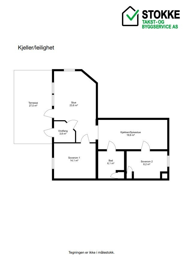 Plantegning - Sokkel etasje Galleribilde