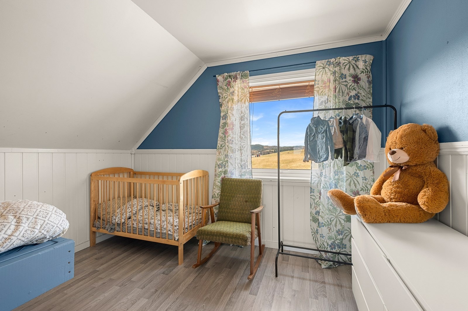 Dette rommet måler 9,5 m². Galleribilde