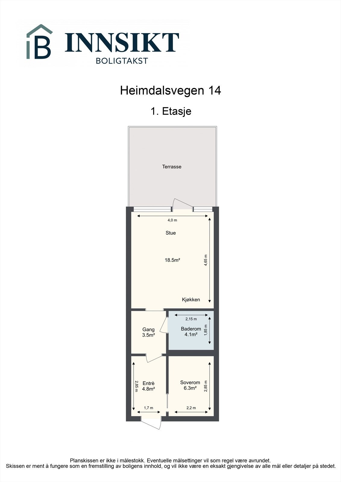Planskisse. Galleribilde