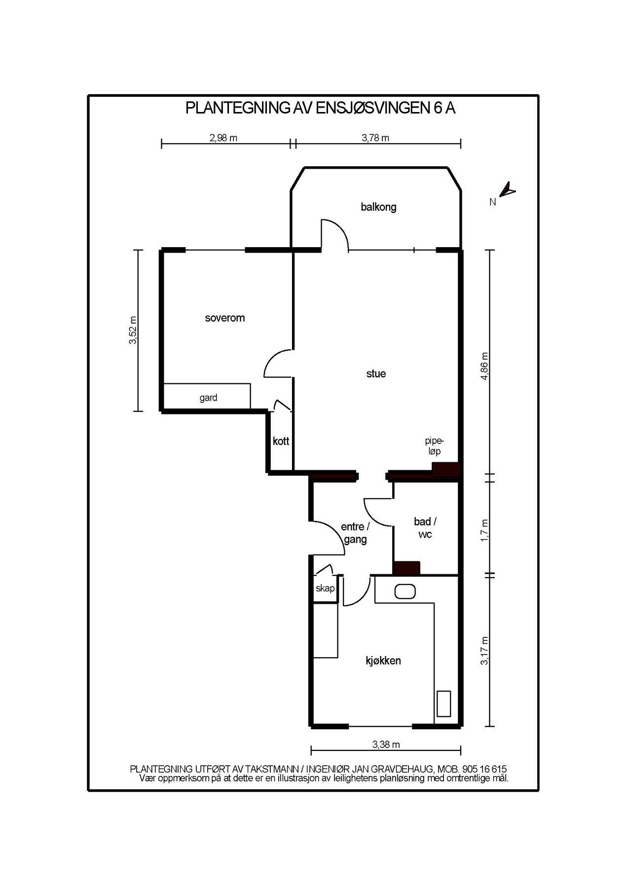 Plantegning Galleribilde