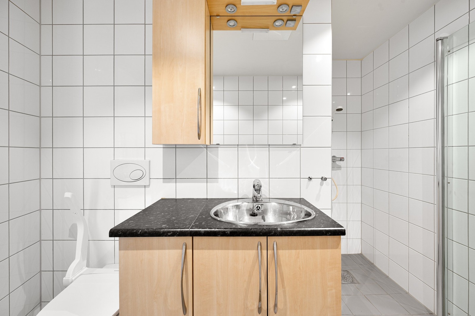 Badet har en praktisk og brukervennlig utforming. Galleribilde