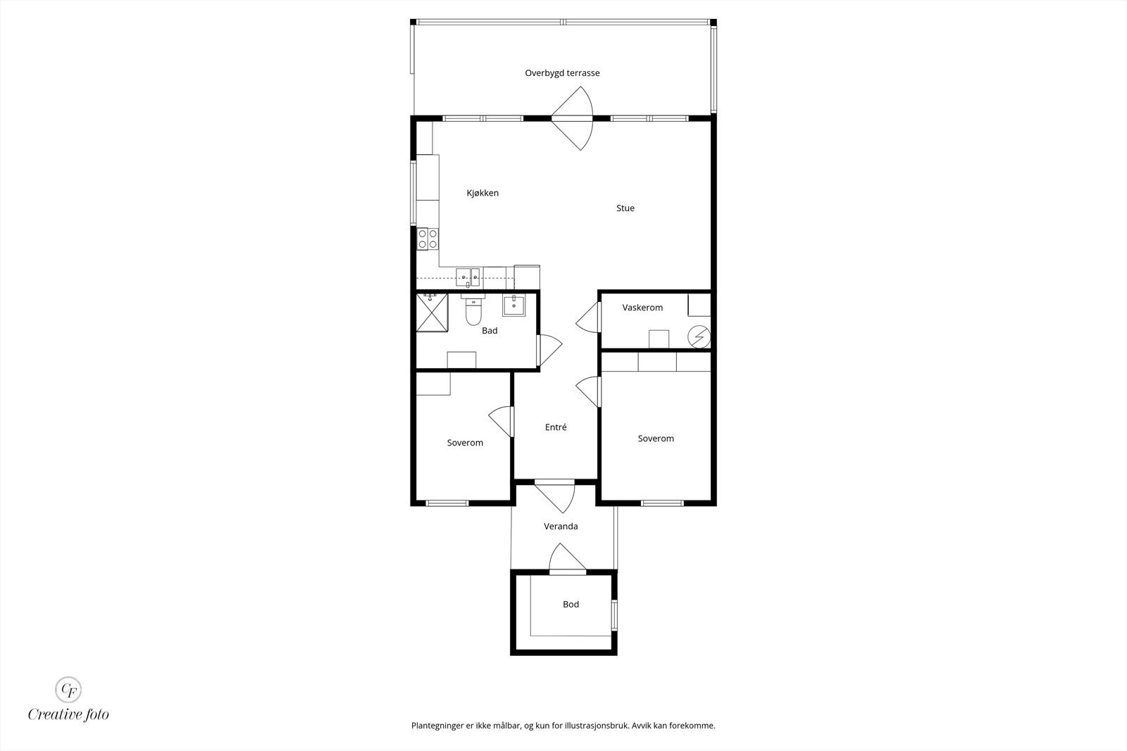 Plantegning Galleribilde