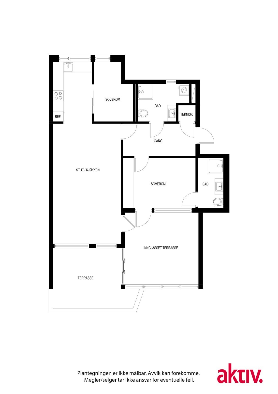 Plantegning Galleribilde