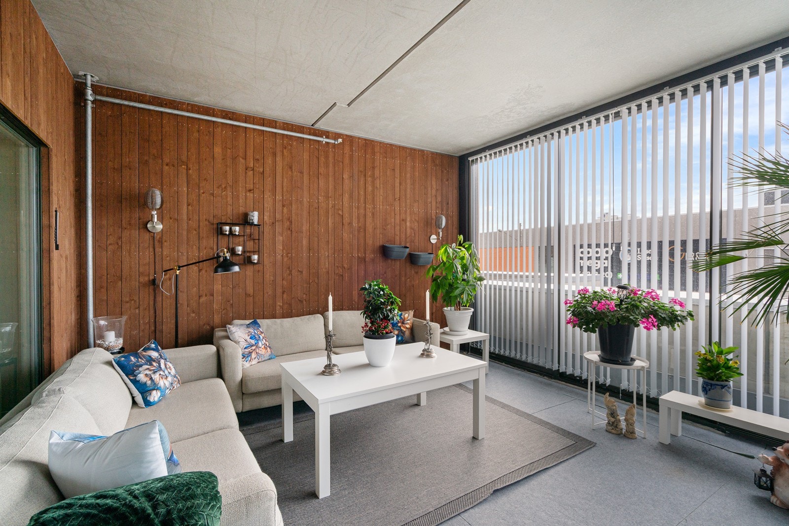 En innglasset balkong gir deg et ekstra rom du kan bruke hele året. Galleribilde