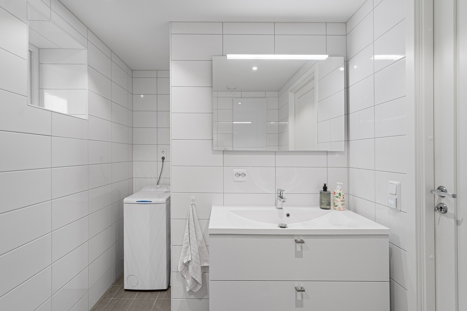 Egen plass til vaskemaskin. Galleribilde