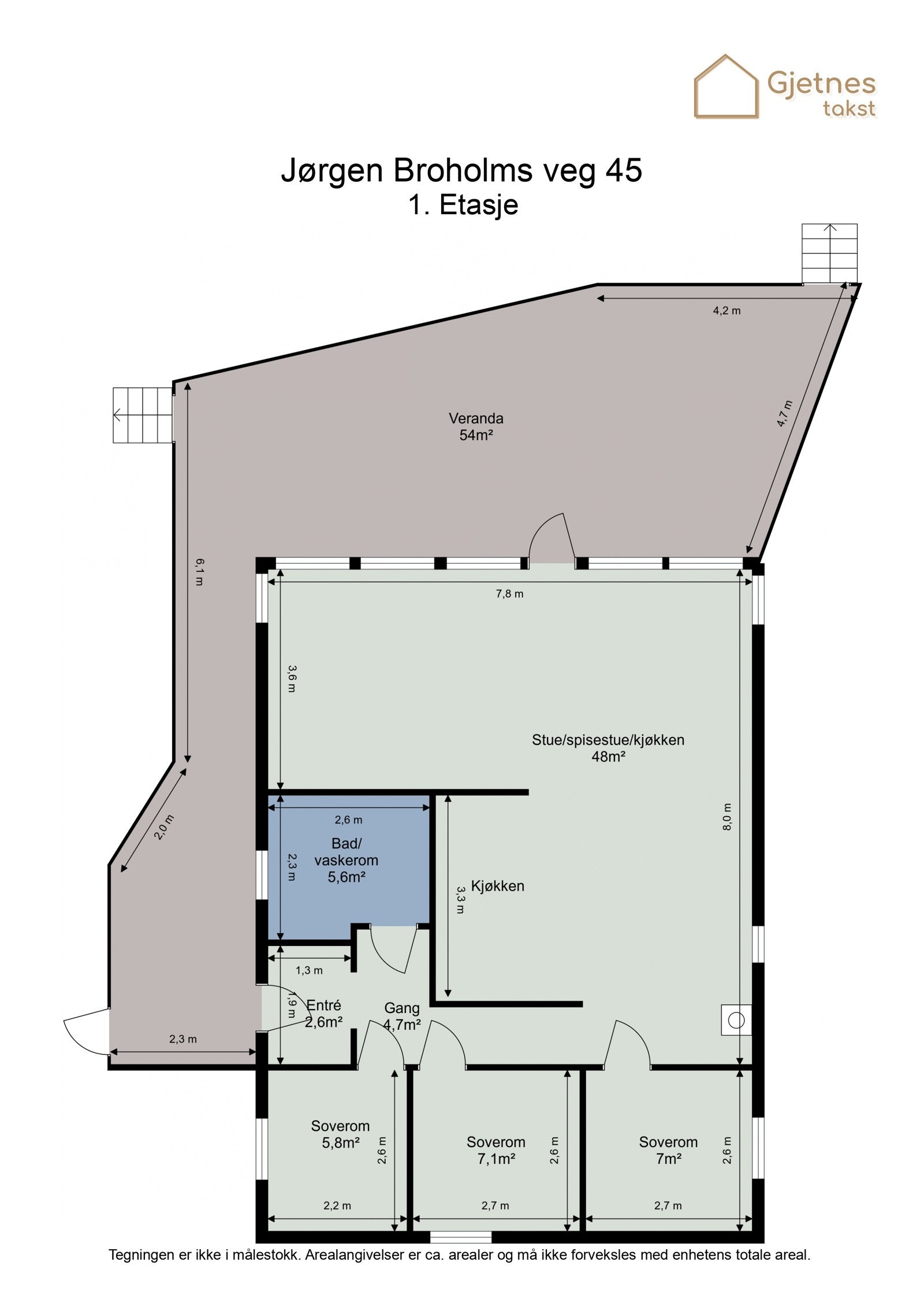 Plantegning Galleribilde