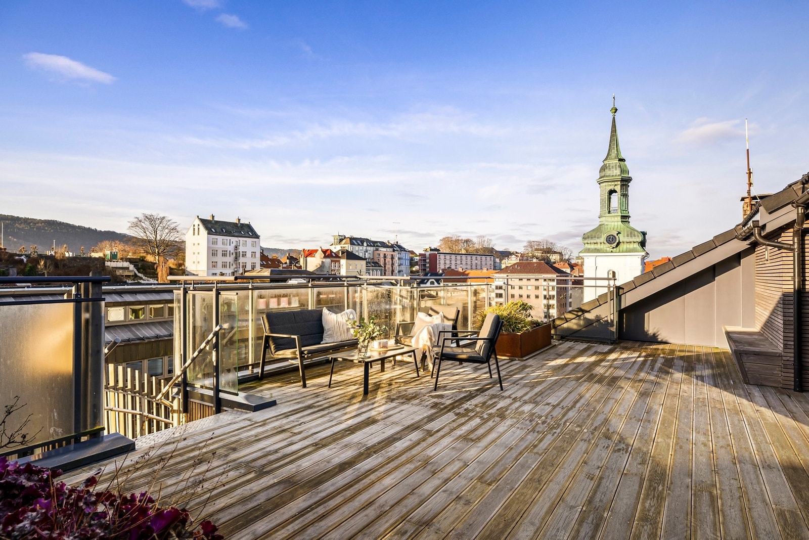 - Sameiet har en flott felles takterrasse - Galleribilde
