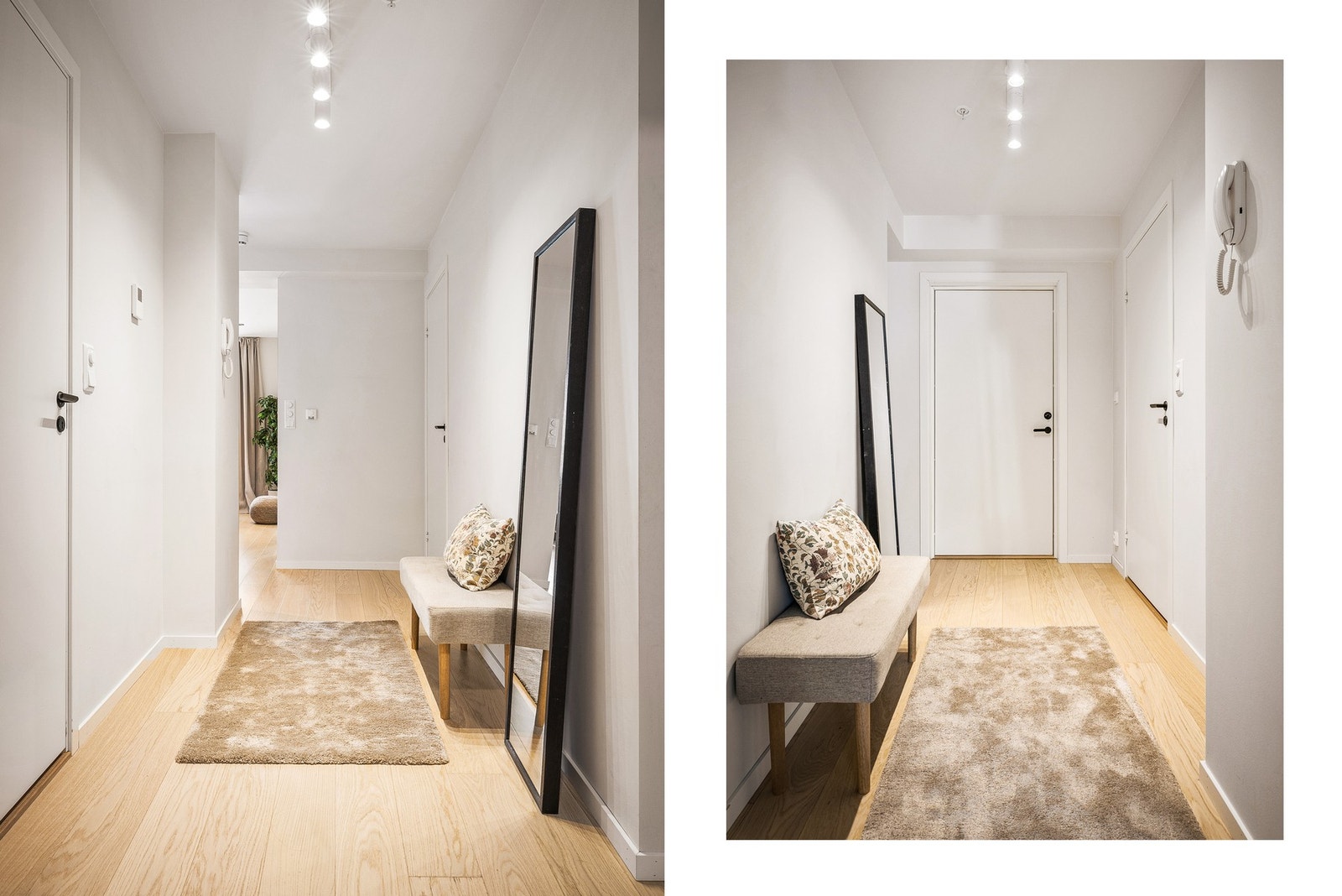 - Lys og innbydende entré - Galleribilde