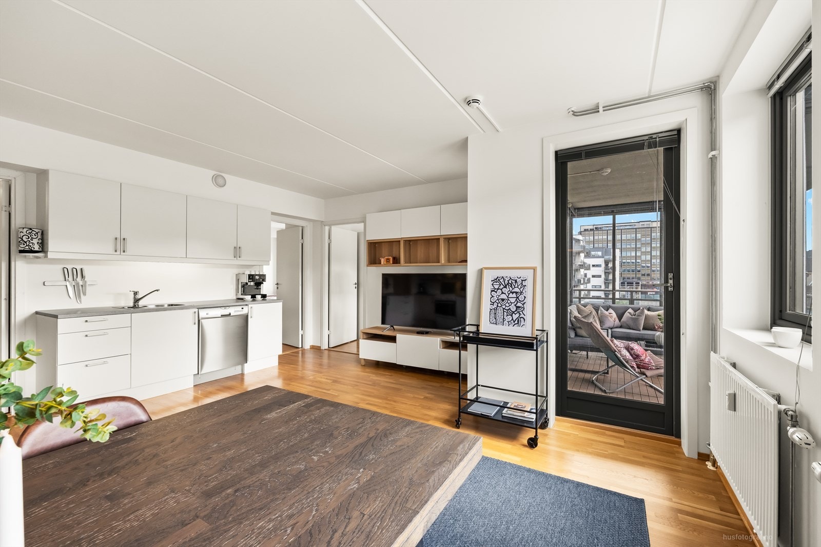 Balansert ventilasjonsanlegg skaper et lunt og godt inneklima. Galleribilde