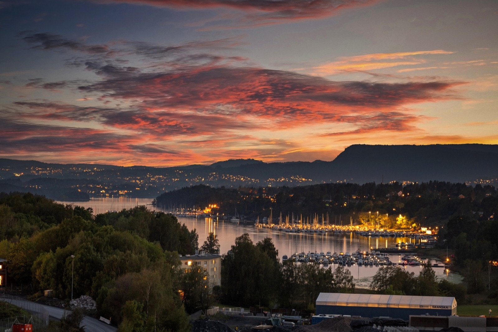 Nydelig sjøutsikt utover Holtekilen. Galleribilde