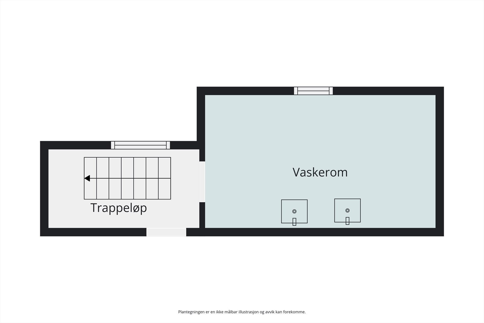 Plantegning kjeller Galleribilde