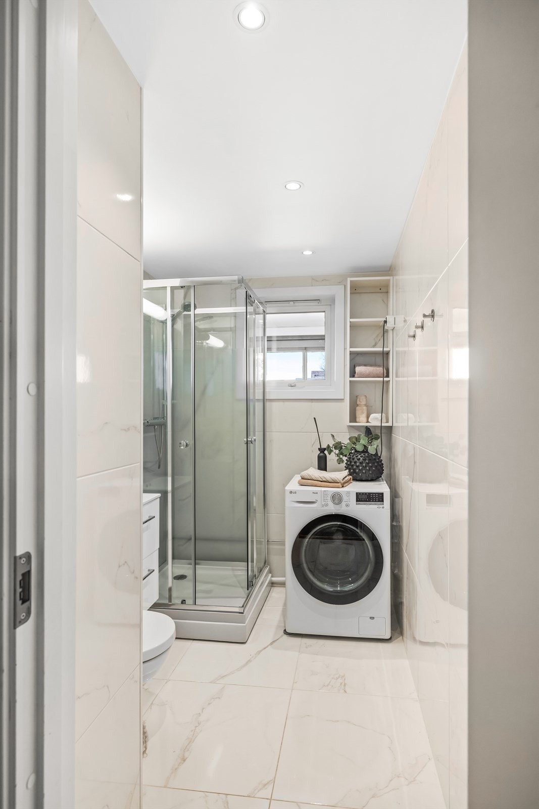 Badet ligger fint til i tilknytning til entréen Galleribilde