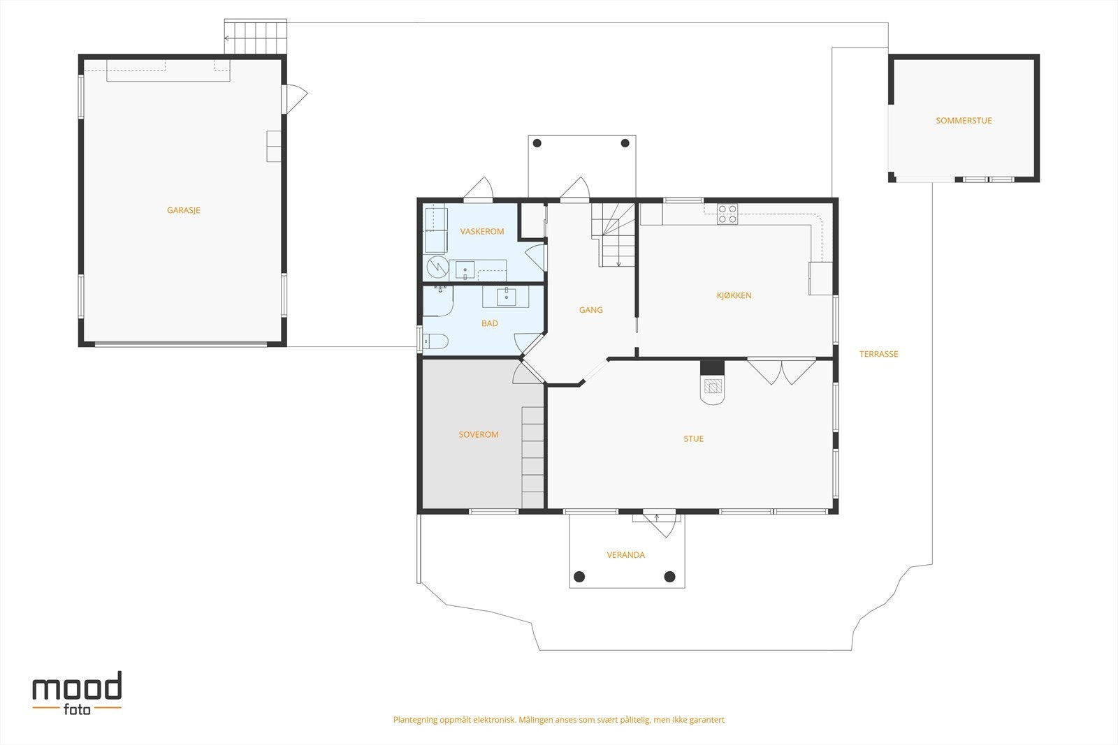 Plantegning 1 plan Galleribilde