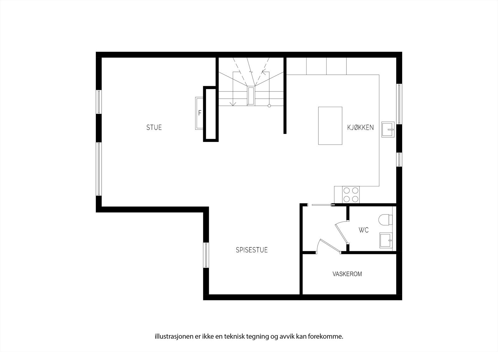 Plantegning 2. etasje. Galleribilde