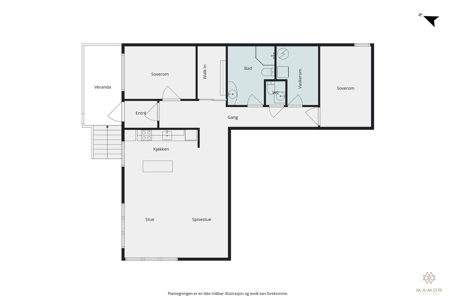 Plantegning Galleribilde