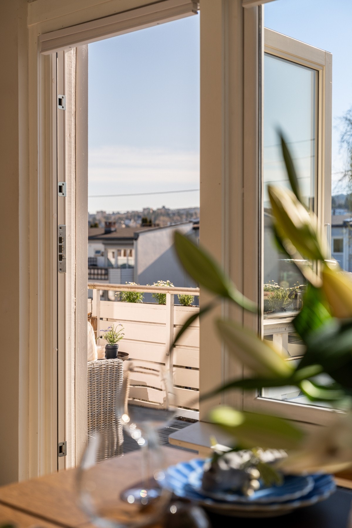 Ny balkongdør av typen NorDan Villa fra 2024. Galleribilde