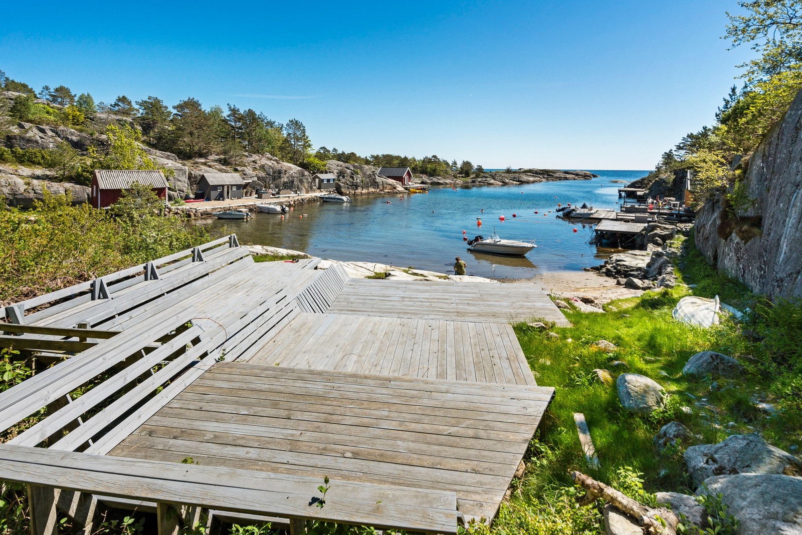 Fra strandområdet Galleribilde