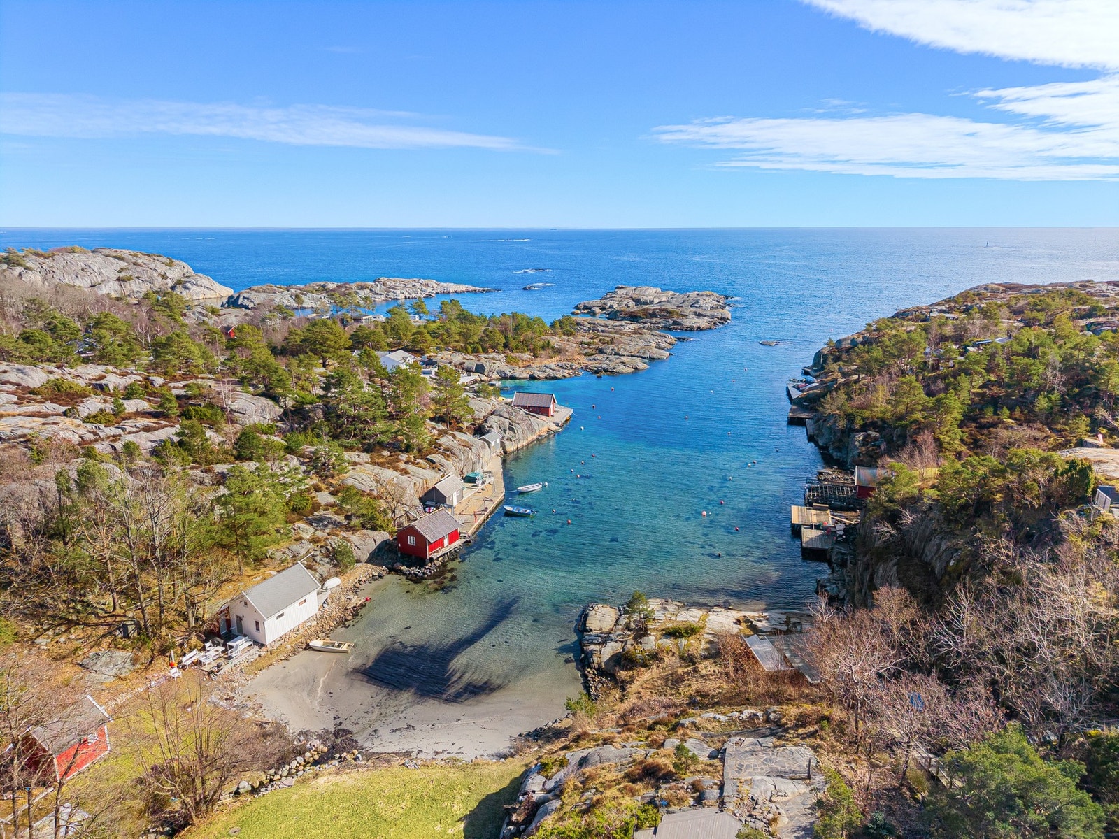 Fra badestrand i området Galleribilde