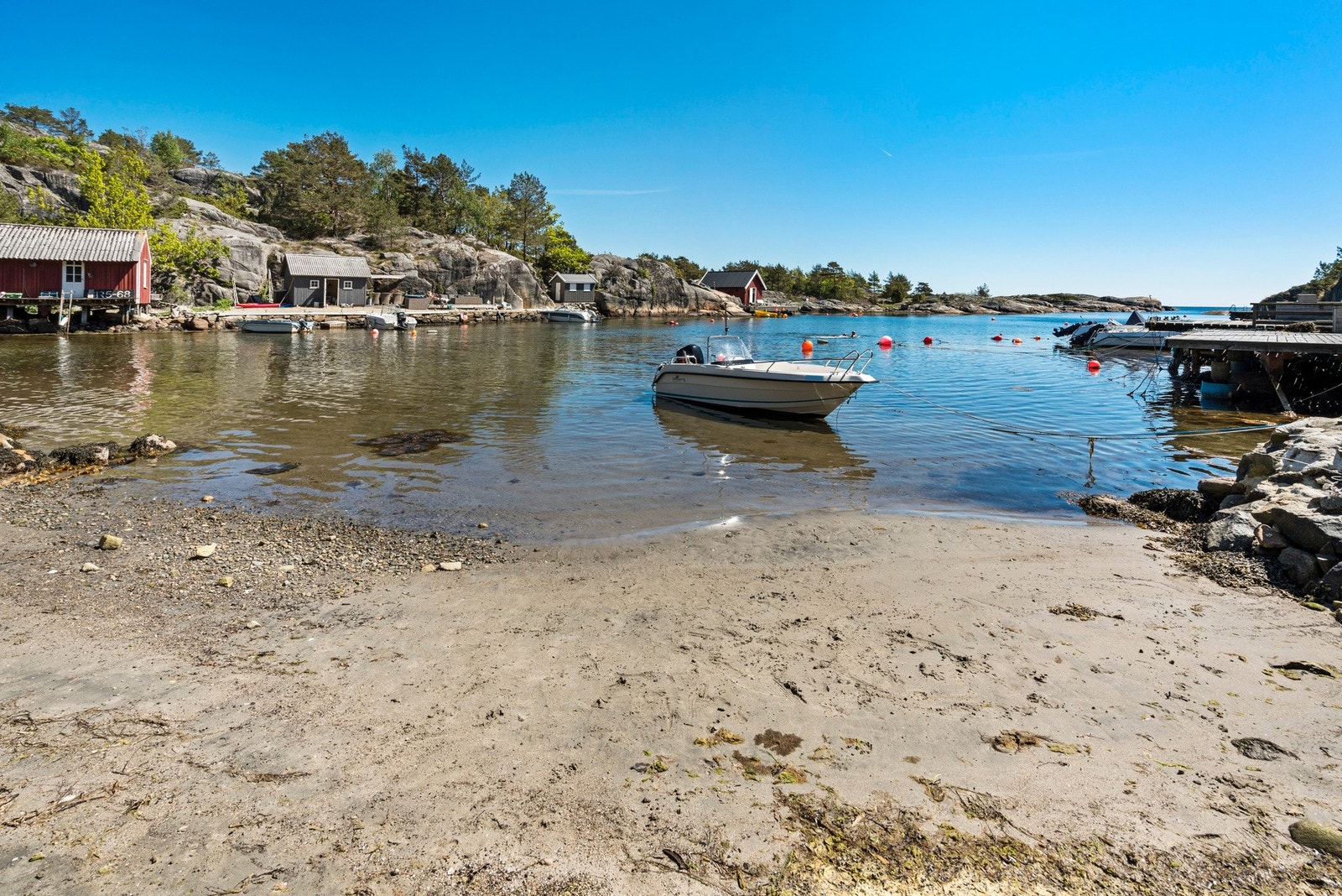 Fra badestrand i området Galleribilde