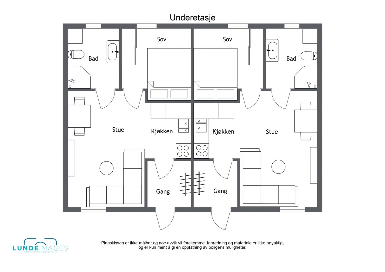 Planskisse (ikke målbar) Galleribilde