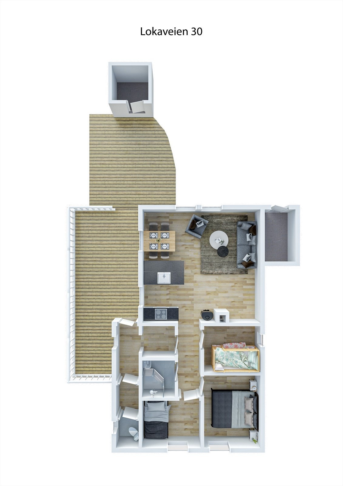 Lokaveien 30-3D Galleribilde
