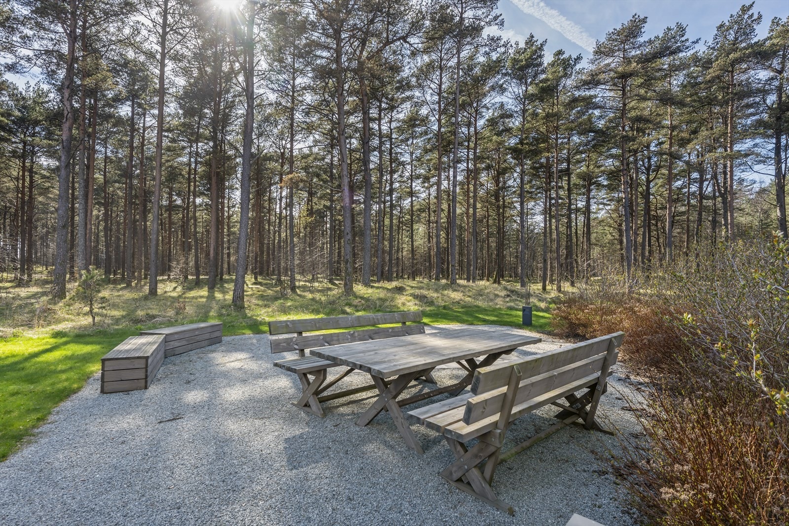 Hyggelige fellesareal utenfor. Galleribilde