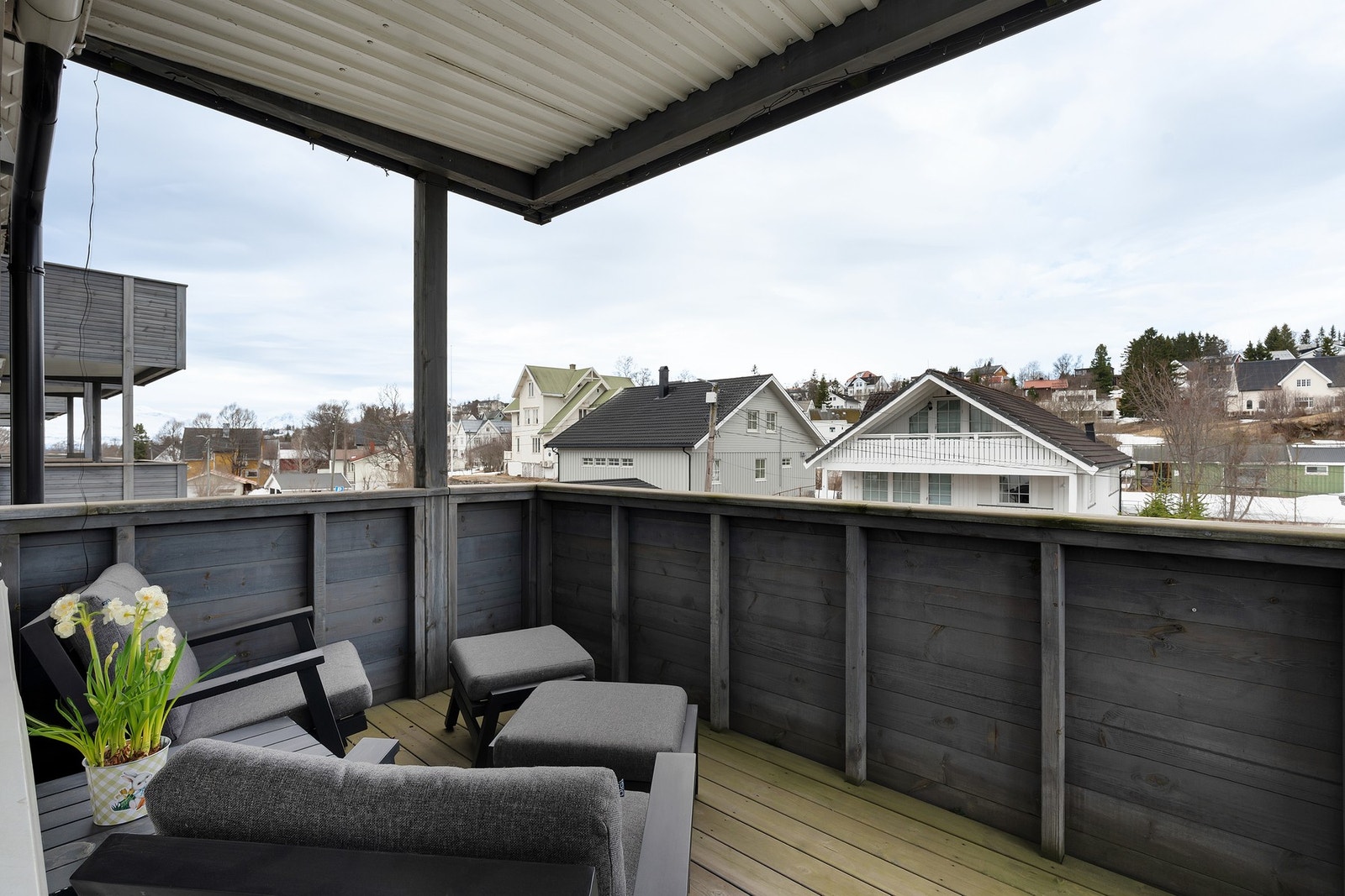 Vestvendt veranda Galleribilde