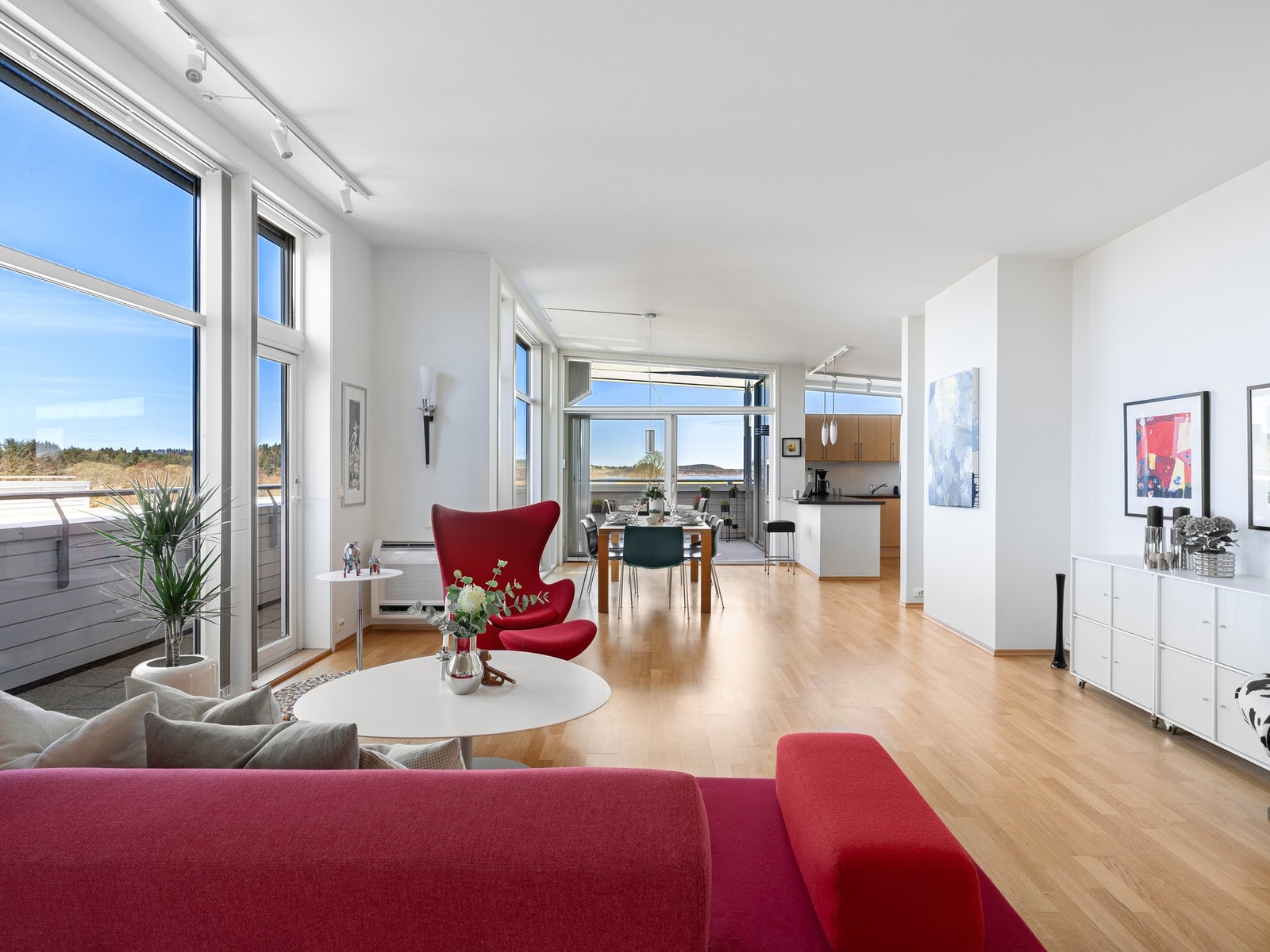 Det er god plass til å innrede med flere soner. Galleribilde