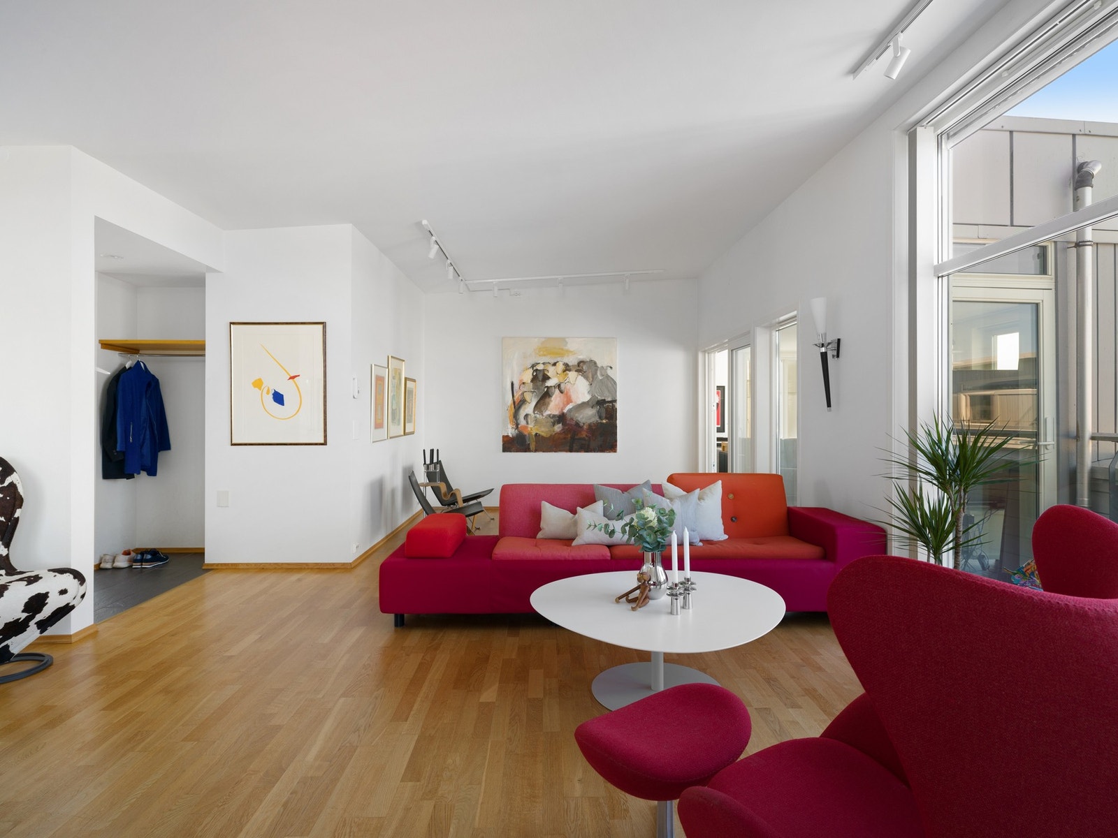 Denne løsningen gir stor fleksibilitet når det kommer til møblering. Galleribilde