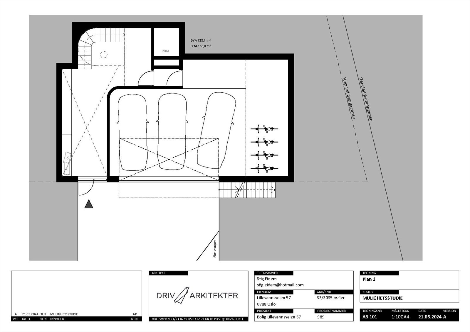 Mulighetsstudie av Driv arkitekter. Galleribilde