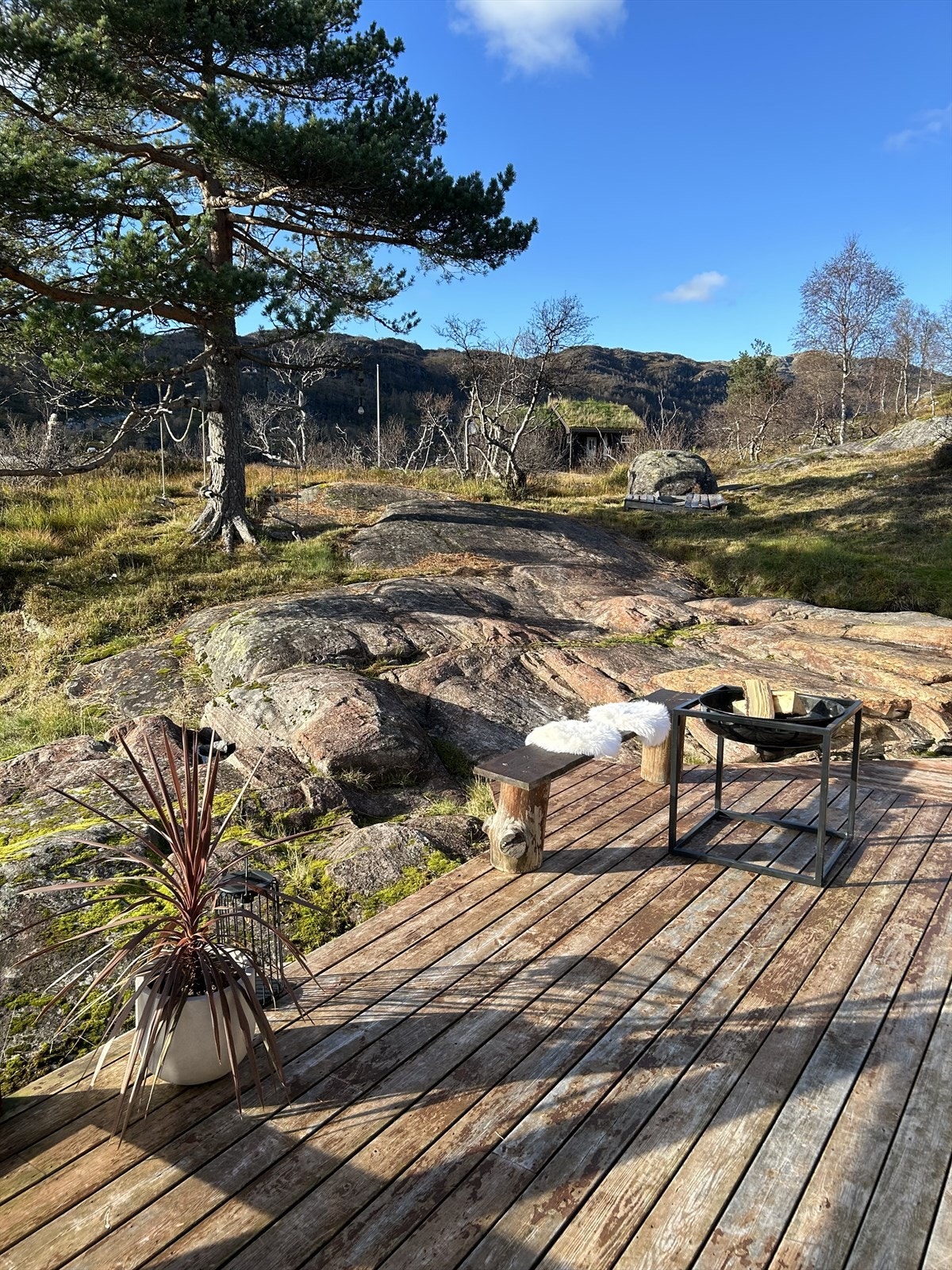Veldig kjekt uteområde rundt hytta Galleribilde